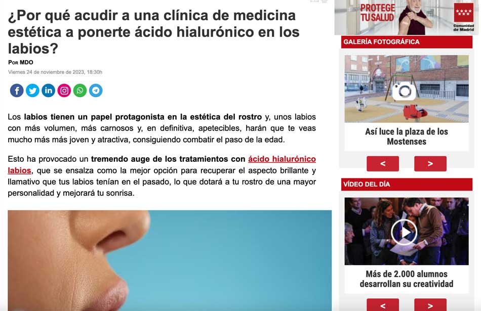 clínica medicina estética IME en Madridiario